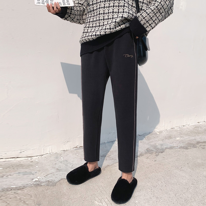 百蝶依樱花裤19636款·黑色