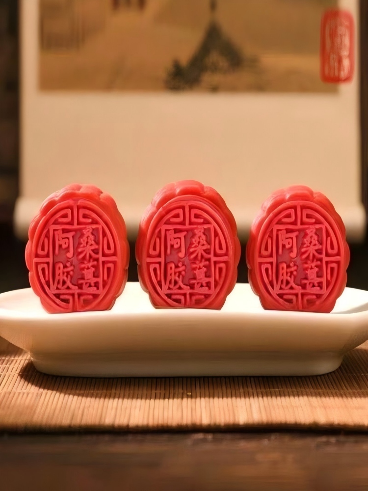 寿星翁阿胶五红月饼