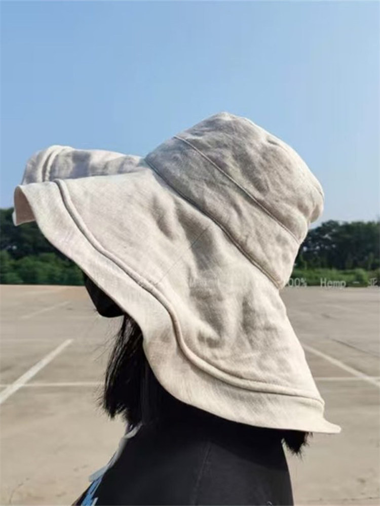 苏抚汉-麻防晒帽·麻原色