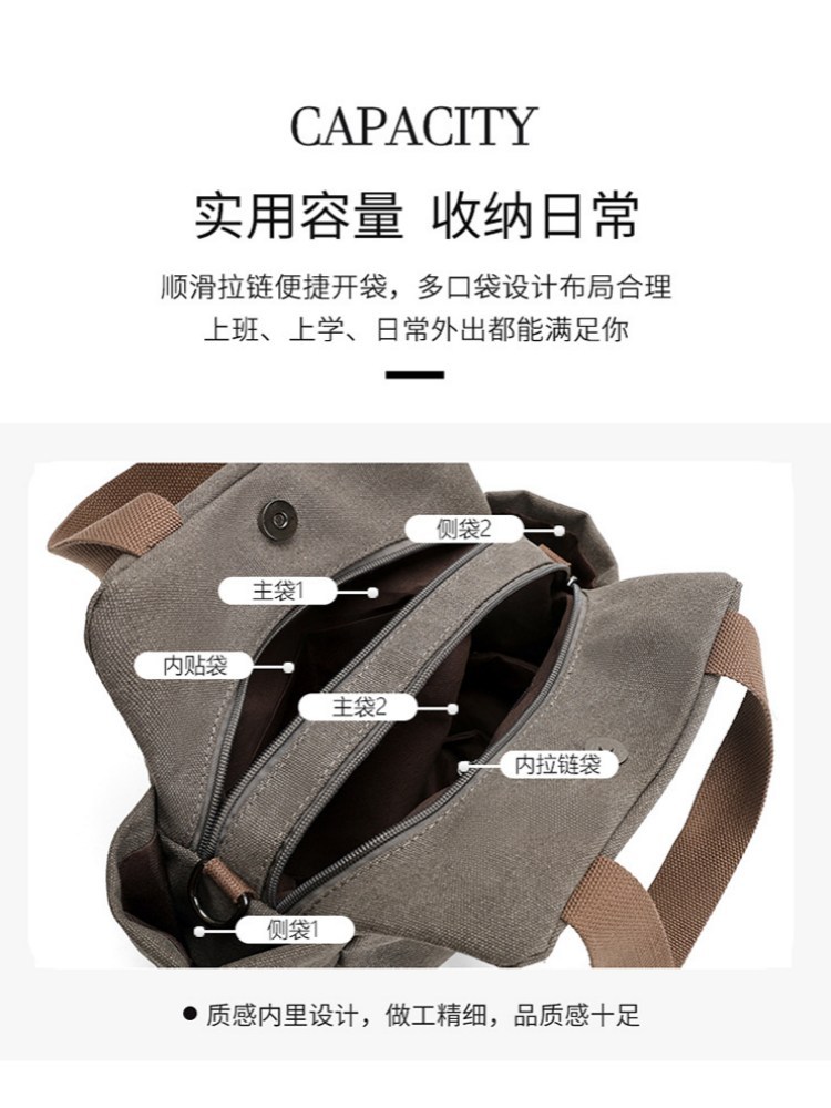 KVKY超能装轻便耐用帆布包1730·卡其色