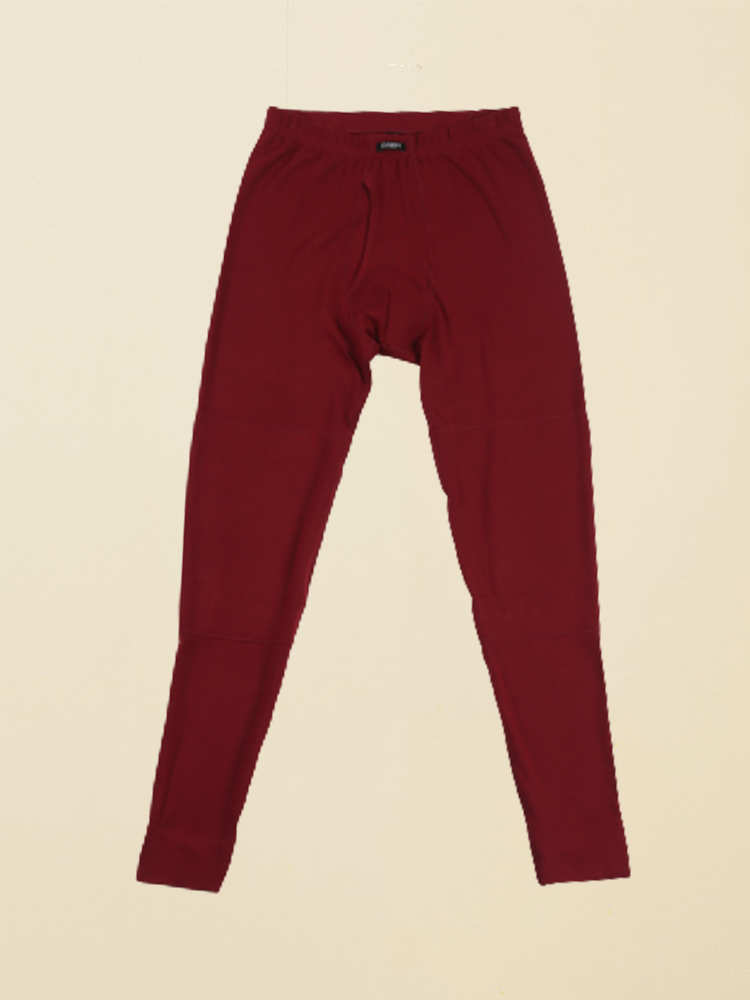 凯瑞斯暖融超暖长裤2条组·酒红色