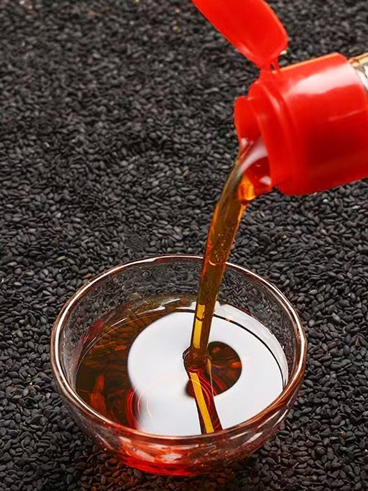 【O添加】黑芝麻香油1000ml*2桶