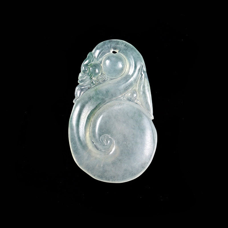 阖天下传家宝有求必应翡翠挂坠·白色