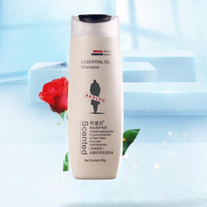 阿道夫精油洗护专研洗发水55g4瓶香型随机发