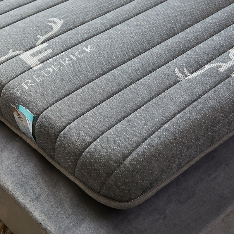 凯特之家5CM针织提花空气网乳胶复合床垫系列·直线款-鹿角灰