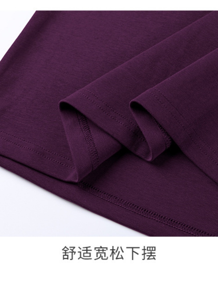 【92精梳棉】轩凌子小V领正肩短袖T恤XS92524011·深花灰