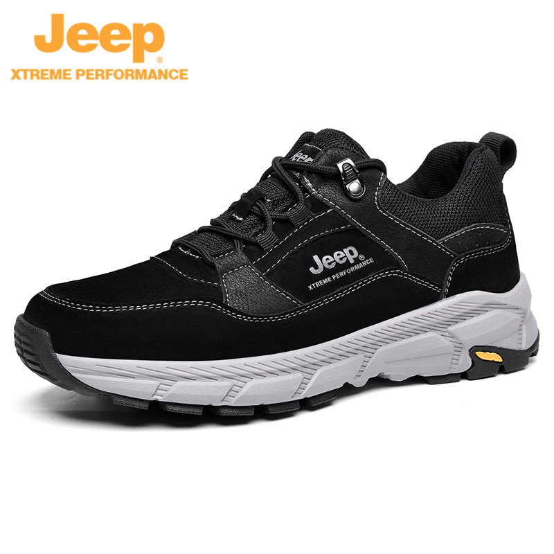 jeep男鞋轻便软底休闲运动P231291251·黑色