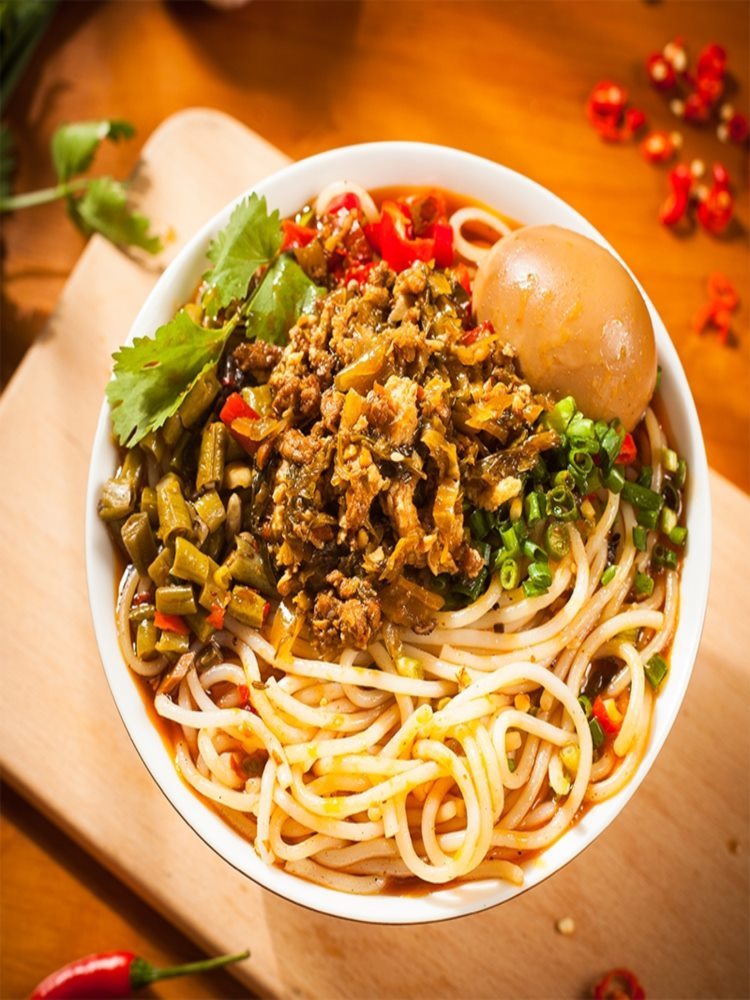 【湖南特产】常德米粉 3包 杂酱+酸菜+红烧肉干豆角 混合口味 湿米粉