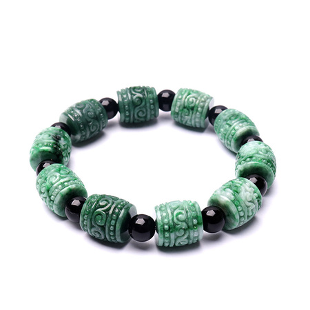 映时a货翡翠回纹珠手串所有评论