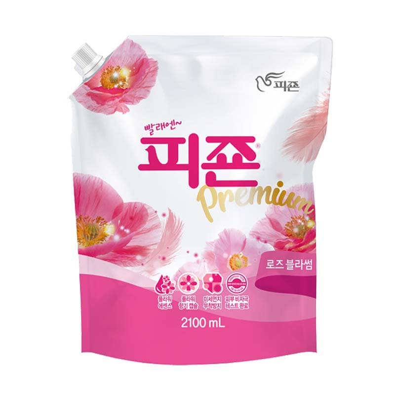 韩国进口碧珍柔顺剂袋装2100ml·