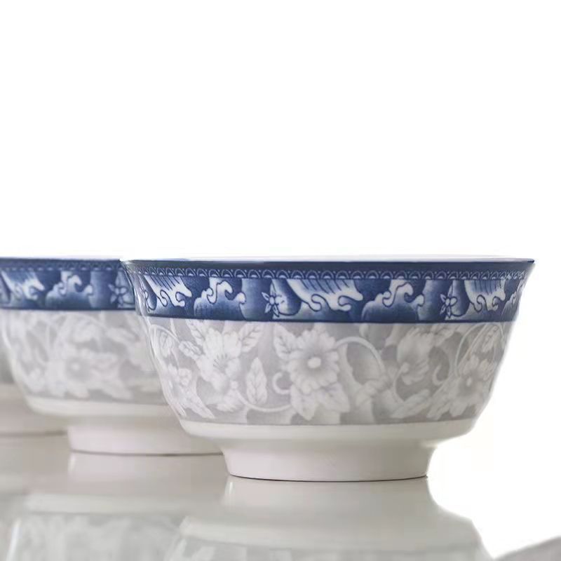 45英寸碗个10个景德镇蓝青花碗