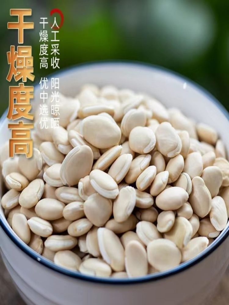 正宗白扁豆 3斤 农家自种 正宗炒熟药用云南煮粥薏仁粳米粥老品种