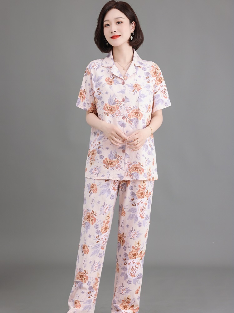 英国JANCYBONY女士超柔棉花漾家居套装·女