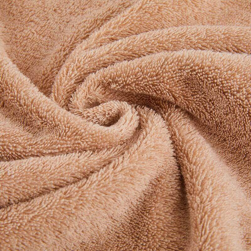 三利有机棉毛巾2条装臻品有机长绒棉面巾S807米棕各1条