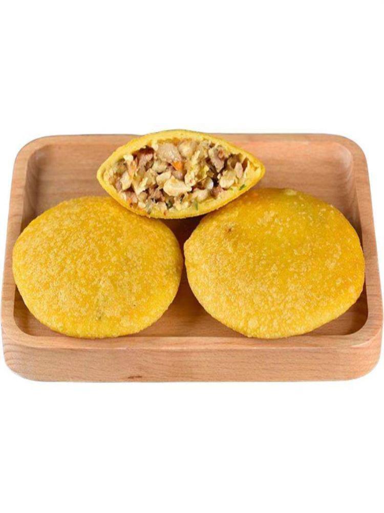 玉米饼（雪菜豆干）660克*1袋（12只）粗粮馅饼方便早餐饼