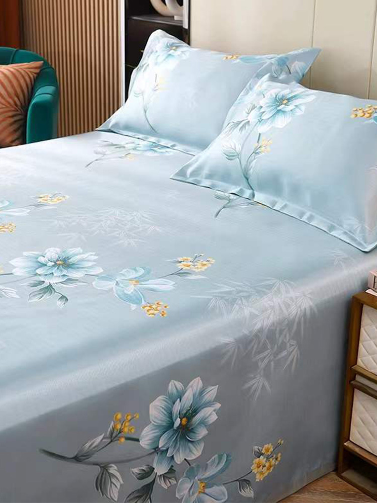 悠梦 凉感冰丝软席三件套230*250cm 花韵依然YX-13110