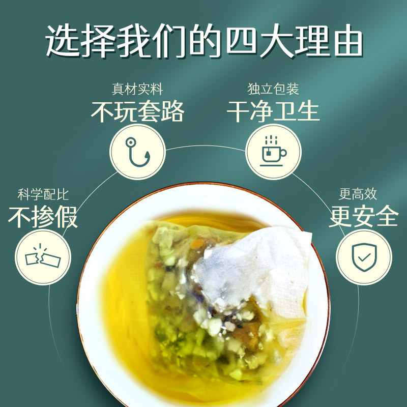 调脾去湿气 北京同仁堂 赤小豆茯苓橘皮薏米茶（拍2盒送1盒）