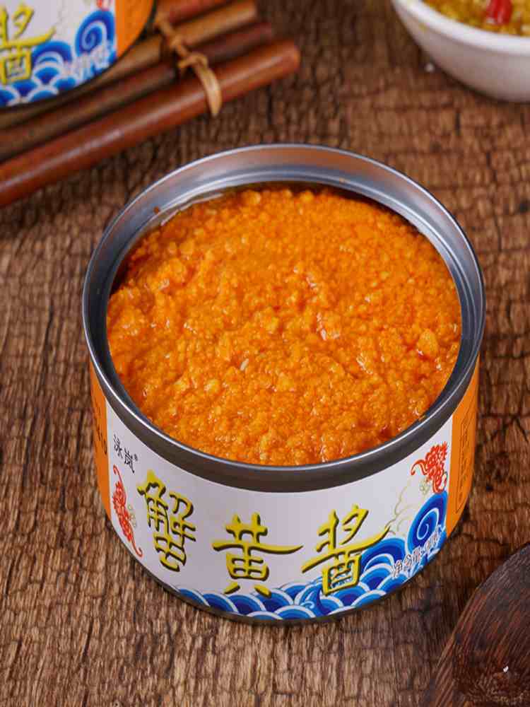 蟹黄酱106g*4盒 即食蟹黄膏 蟹肉蟹粉酱 海鲜酱拌饭拌面酱