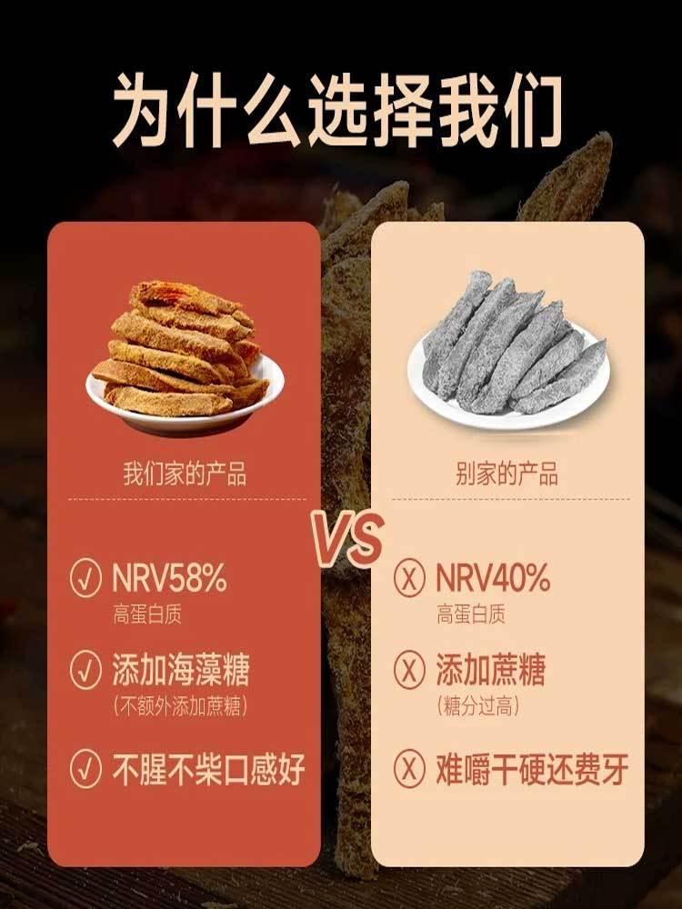【多送1袋 到手3袋】香辣味高蛋白鸡胸肉条125g/袋*2袋