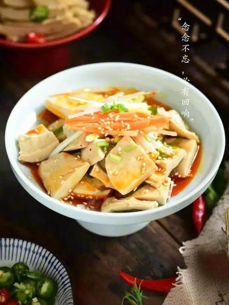 【清真食品】关羽灰培豆腐干200g/袋*6袋