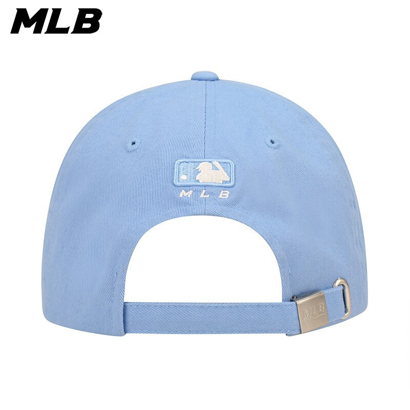 MLB男女通用情侣款休闲时尚棒球帽鸭舌帽32CP77111-50N 天蓝NY·小标软顶天蓝NY