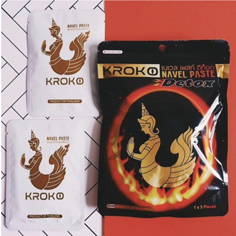 泰国KROKO美人鱼肚脐贴暖宫贴·5贴*3袋·5贴/1袋