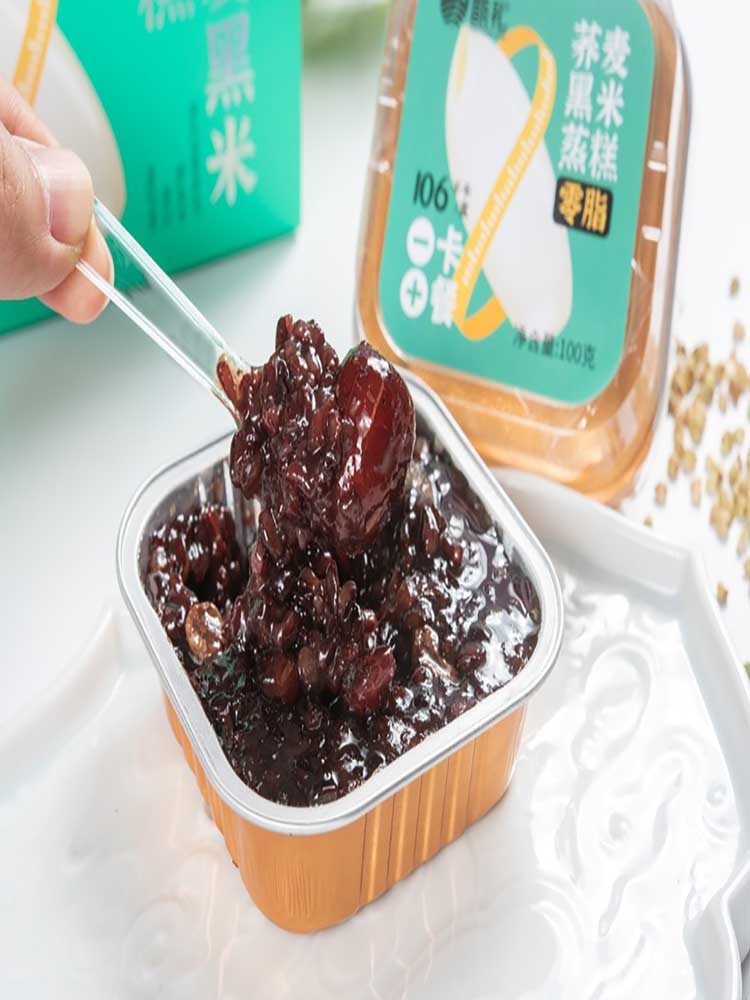 荞麦黑米蒸糕200克*4条(100克*8盒)