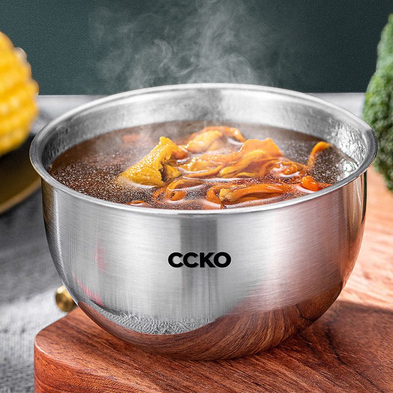 德国CCKO304不锈钢蒸蛋碗专用餐具辅食蒸鸡蛋羹神器·CK9700  450ml