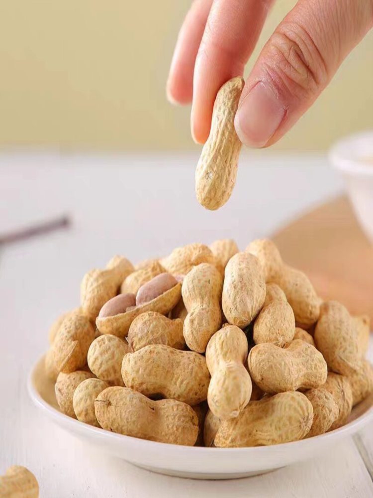 核桃味花生 500g*2袋 小珍珠花生 炒熟花生 零食坚果炒货