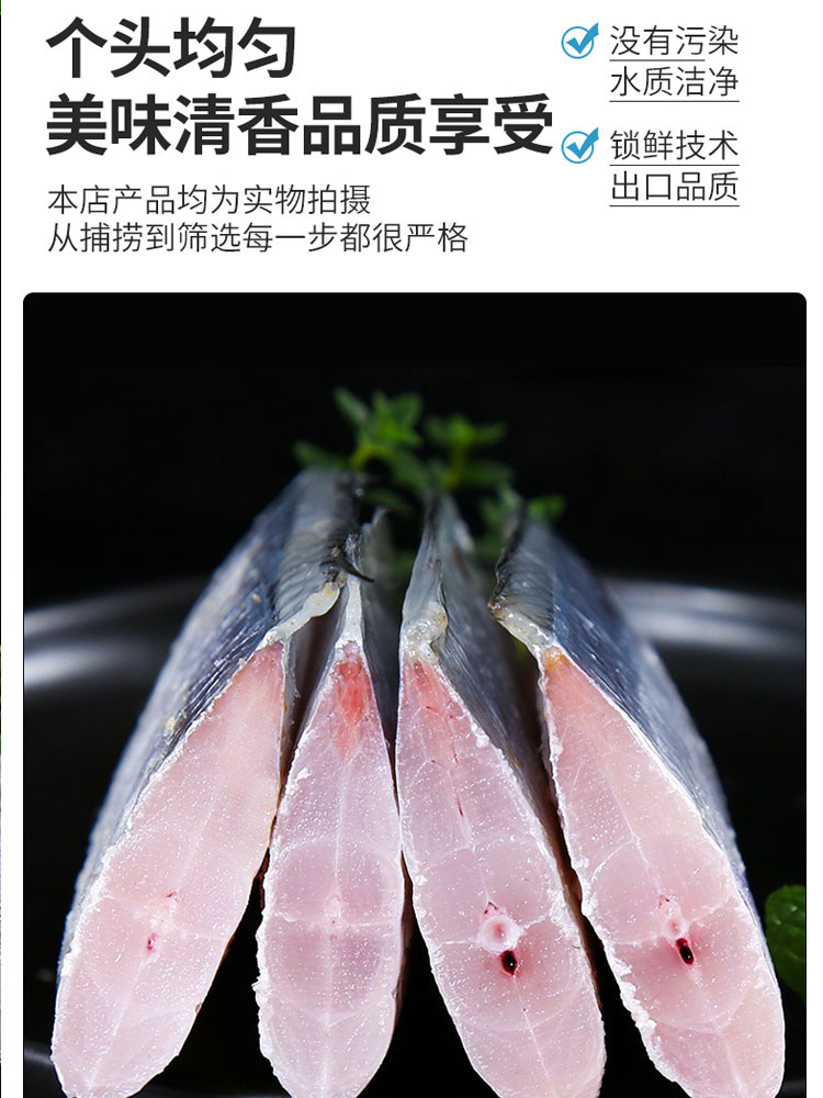 【会员福利】无冰精品带鱼中段--4斤
