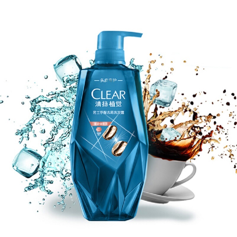 清扬clear植觉男士净醒去屑洗发露380ml控油去屑无硅油