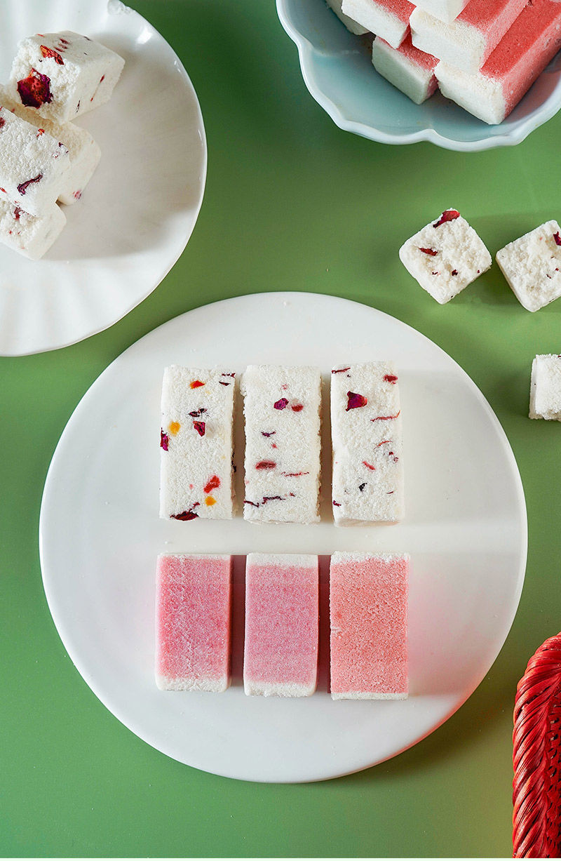 无蔗糖白桃玫瑰芡实糕35枚1085g