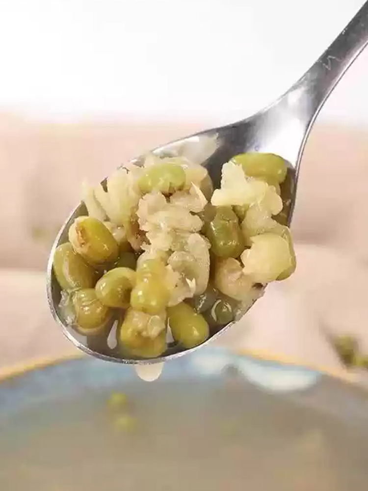 东北绿豆200g*10袋 皮薄易出沙 沙糯绵软 颗粒均匀饱满 解暑 
