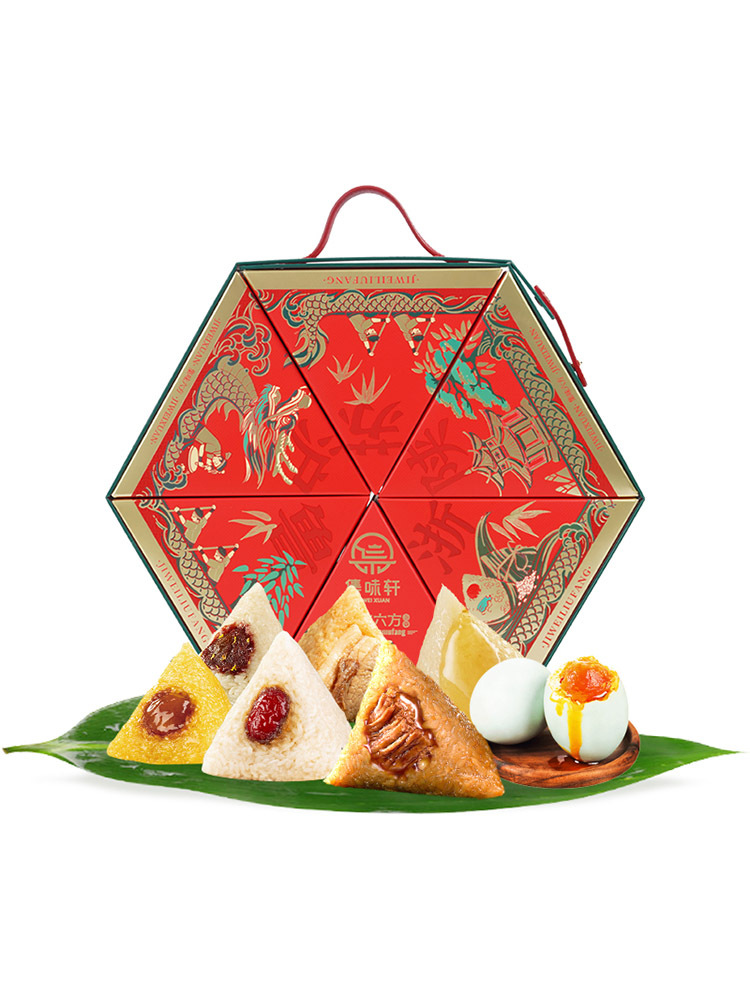 【合众精选】集味轩 集味六方粽子礼盒1550g