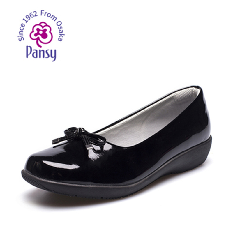 【上新】Pansy日式女士单鞋晴雨鞋4934·黑色