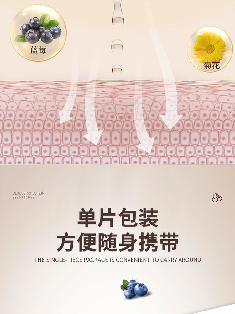 南京同仁堂·蓝莓叶黄素眼贴2贴*10袋*5盒