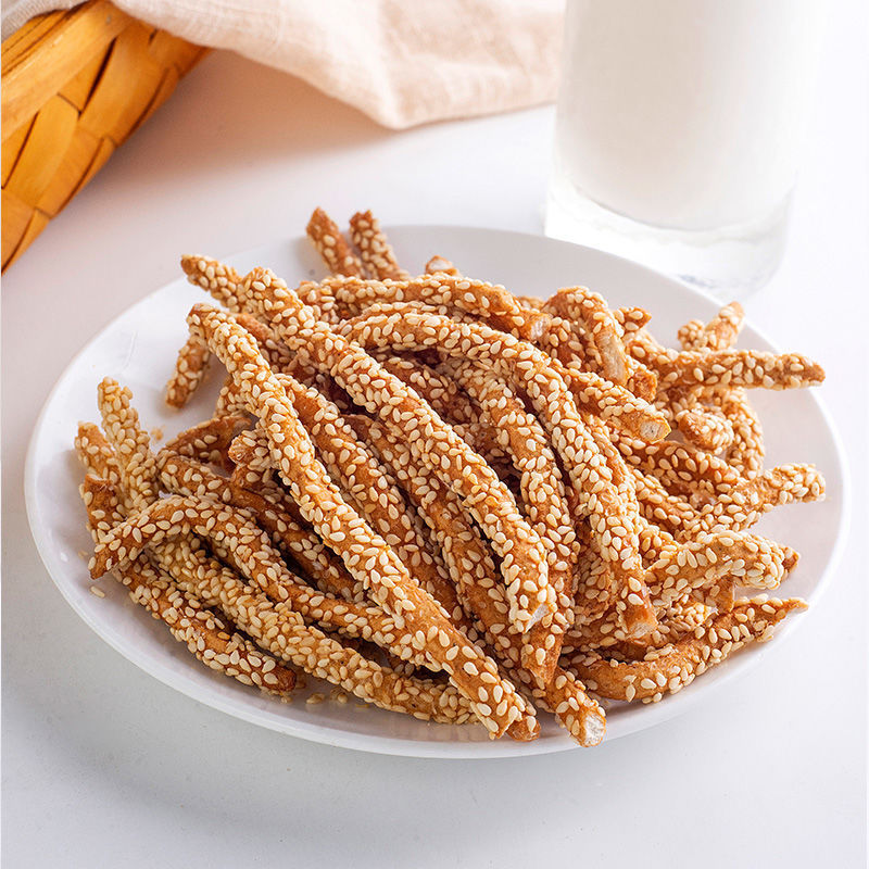 康泉无蔗糖芝麻条3袋1200g