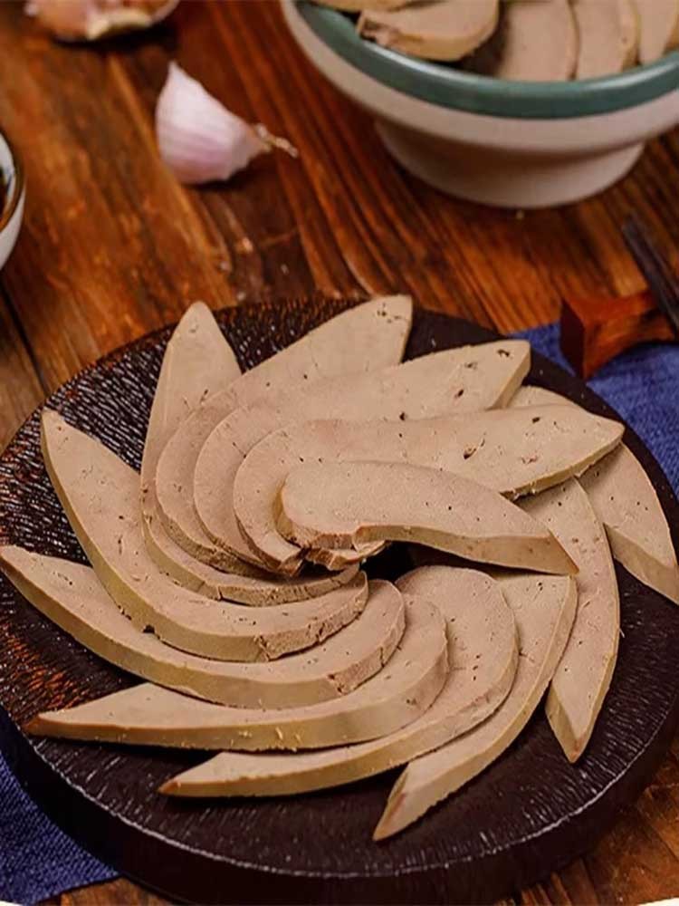 草原羊肝五香香辣味开袋即食250g*6