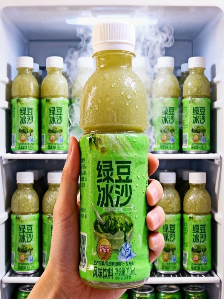 绿豆冰沙风味饮料 210ml*20瓶 夏季畅饮清爽解腻风味饮料