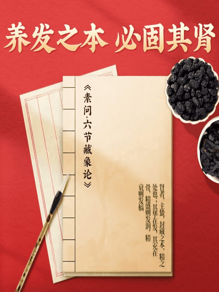 黄精五黑膏  220g*2盒 泡水 五谷物冲饮
