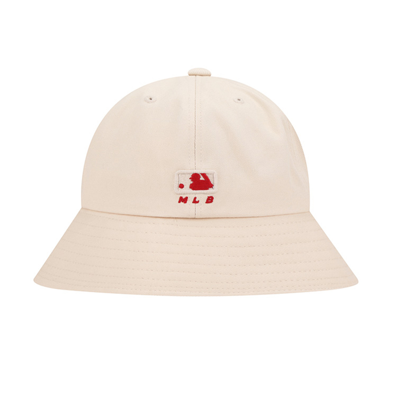 MLB 渔夫帽米白色红标NY（带花）5732CPHF911-50I·渔夫帽 米白色红标NY（带花）57