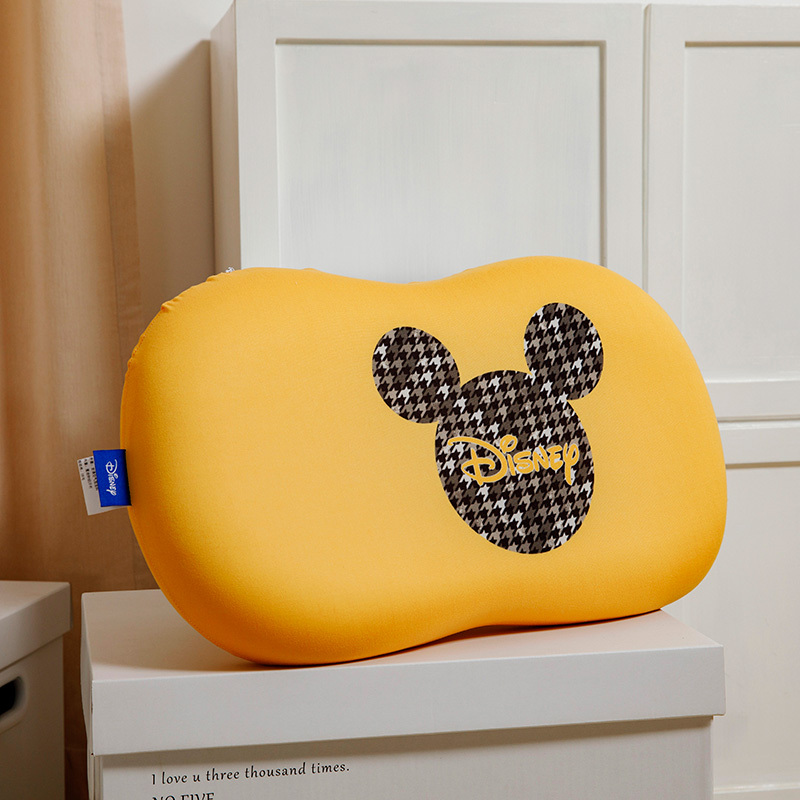 迪士尼正版联名款猫肚枕 太空记忆枕·黄色米奇