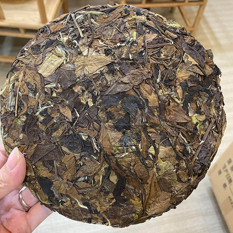 青谷境 福鼎高山寿眉白茶饼礼盒 两饼装