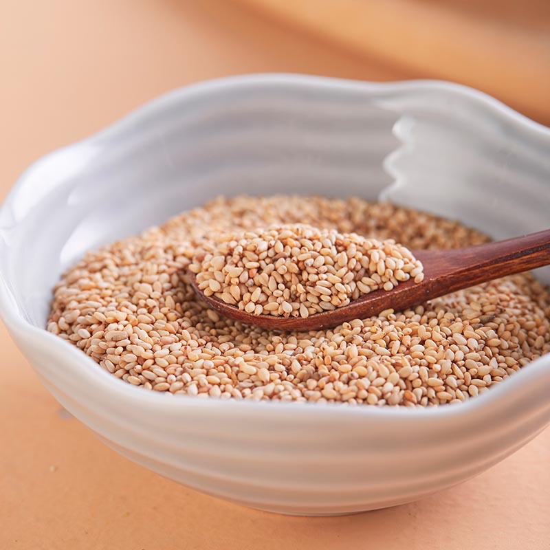 六必居熟黑白芝麻粒210g4罐