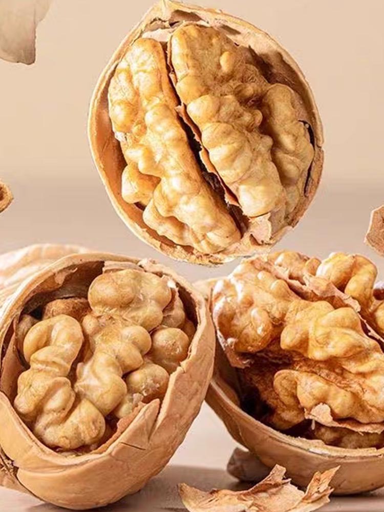 【买四赠一】25年新疆纸皮核桃185薄皮250g*5袋 个大饱满酥脆