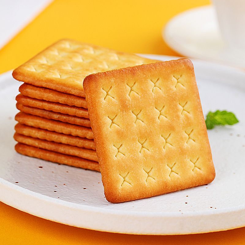 优迈嘉芝士咸蛋黄饼干350g*1箱 酥脆可口