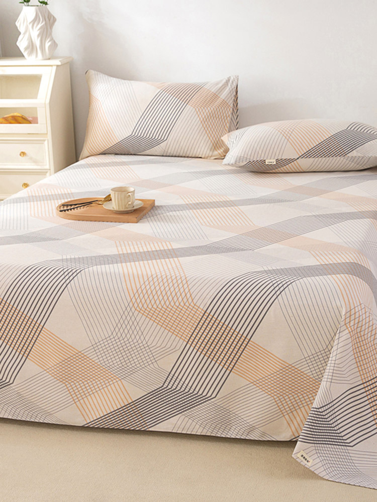 【合众精选】水漫庭 纯棉老粗布三件套230*240cm·艾米