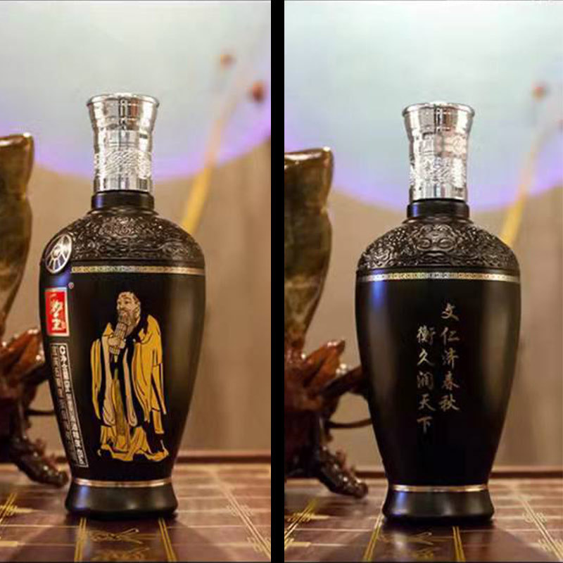 【桃子坊】白水杜康文武双圣52°浓香型白酒礼盒500ml/瓶*2瓶