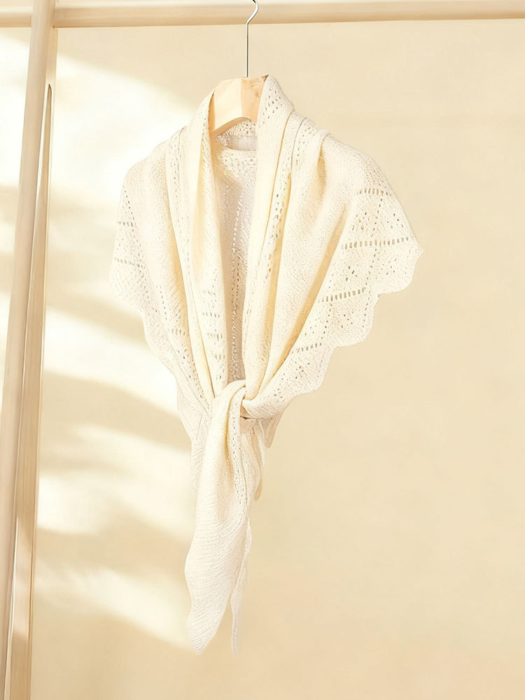 RifugioVo高端100山羊绒披肩·紫绒色