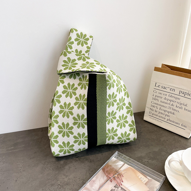 普春小众设计日常便携手提包·05210绿色
